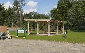 Outdoor Classroom Along Smith River Sponsored by Eastman 