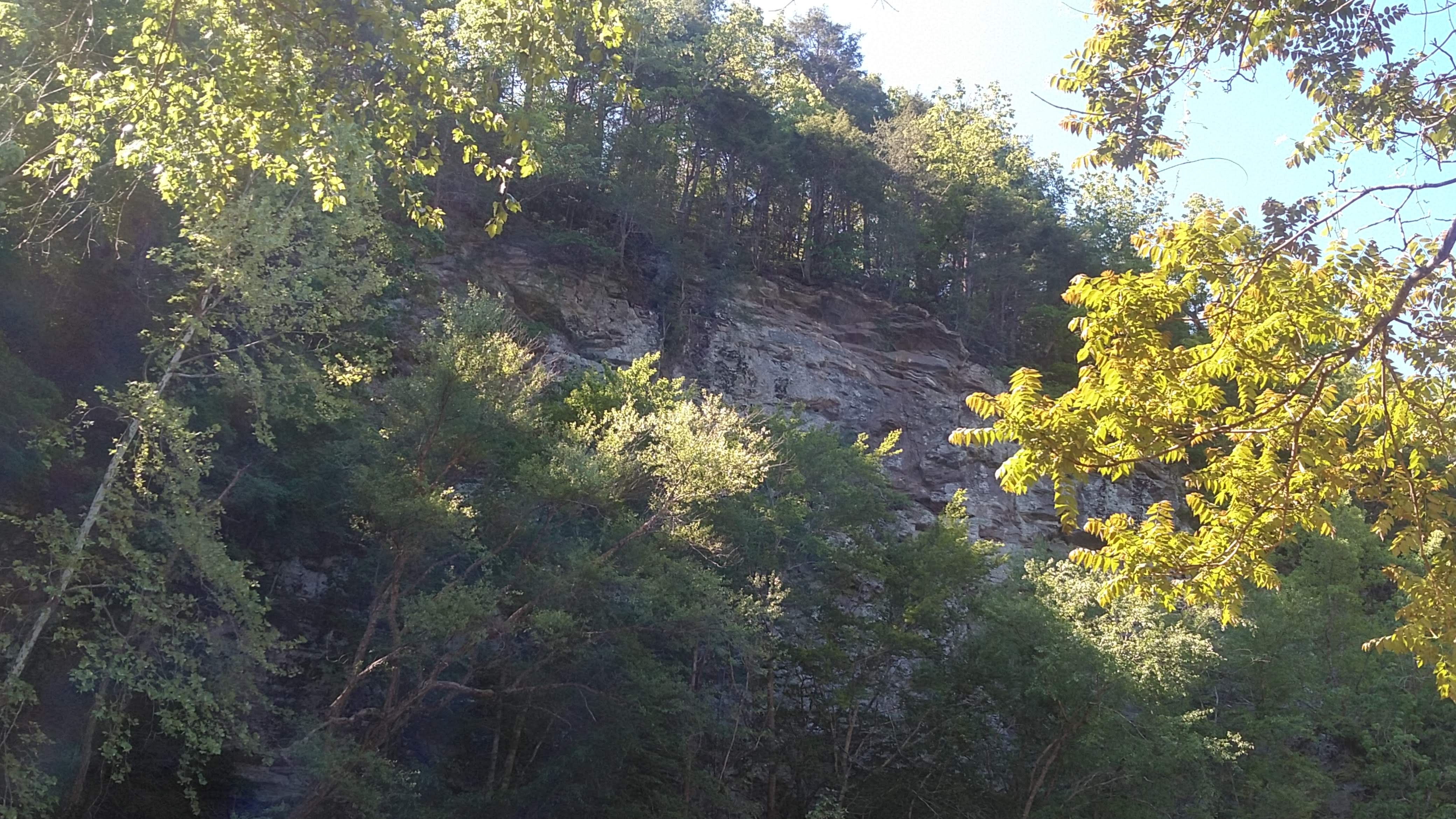 Davis cliff view from the river