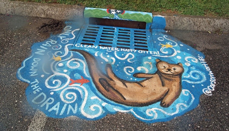 Otter storm drain